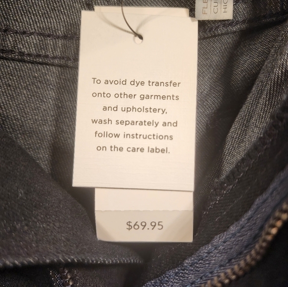 NEW Lane Bryant Curvy Fit Pedal High-Rise Crop Dark Washed Jeans 18 PLUS NWT - Picture 9 of 11